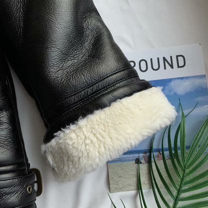 Faux Leather Motorcycle Coat