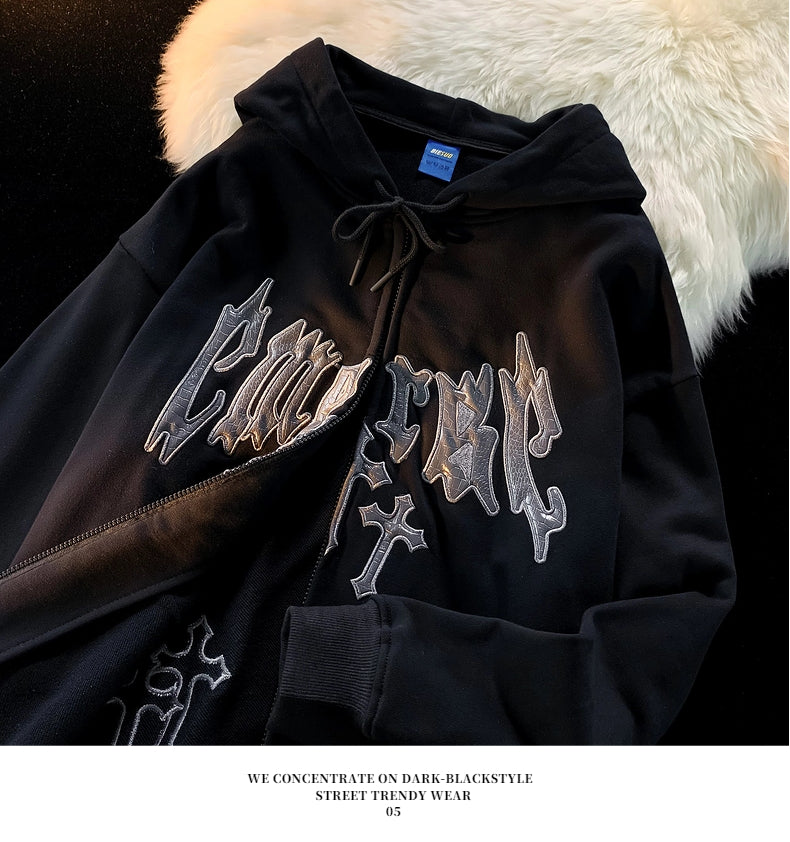 Gothic Crosses Zip-Up