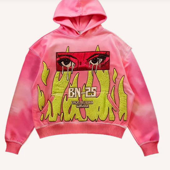 Fashion Casual Printed Polyester Sweater