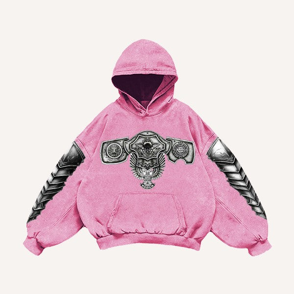 Fashion Casual Printed Polyester Sweater