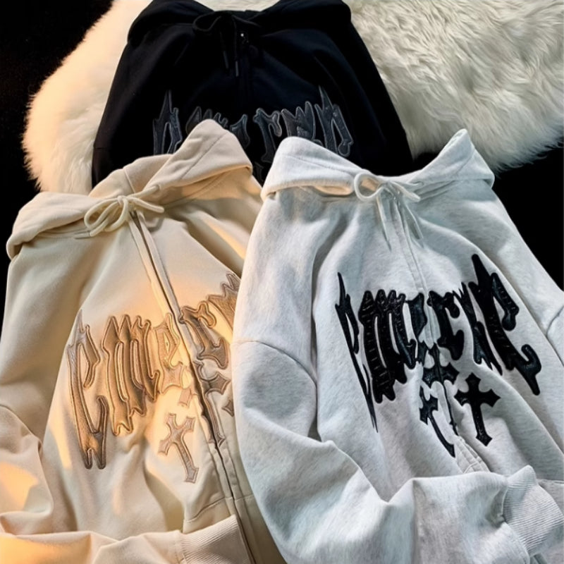 Gothic Crosses Zip-Up