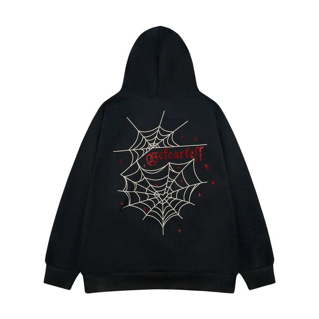 Retro Spider Hooded Sweater