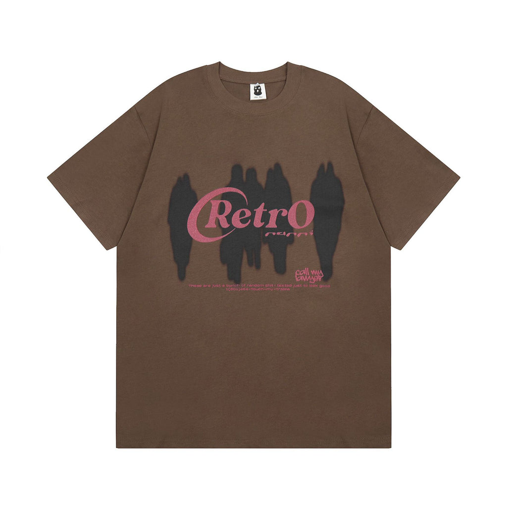 Retro Shadow Figures Top