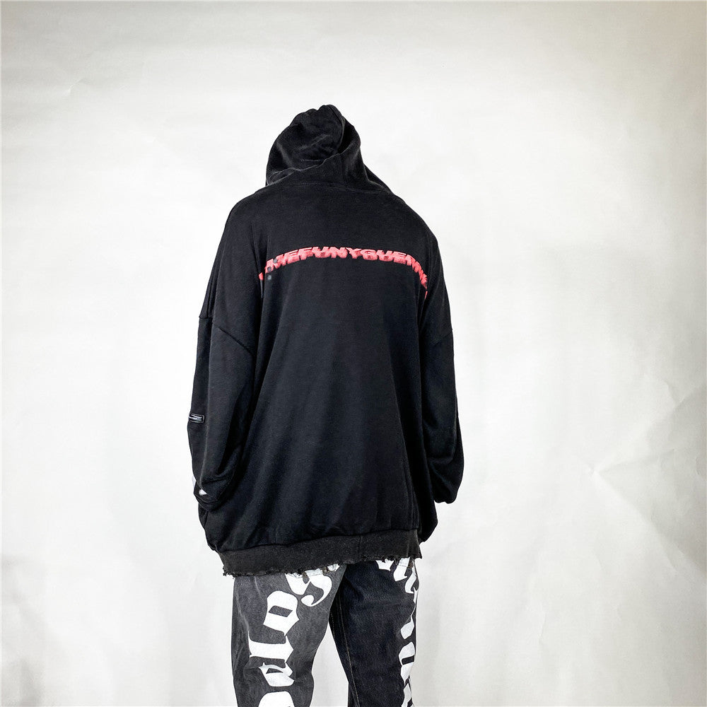 Butterfly Print Zip-Up