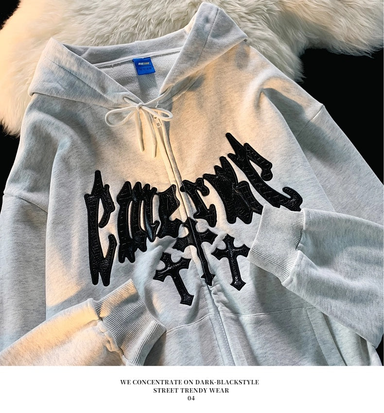 Gothic Crosses Zip-Up