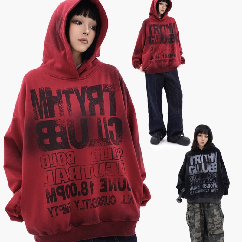 Aged Letter Hoodie