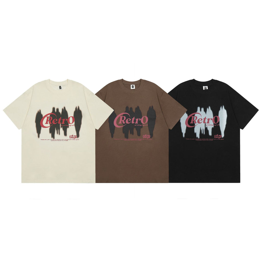 Retro Shadow Figures Top