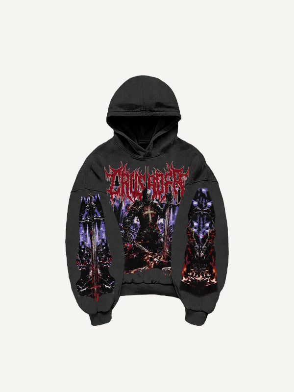 Fashion Casual Printed Polyester Sweater