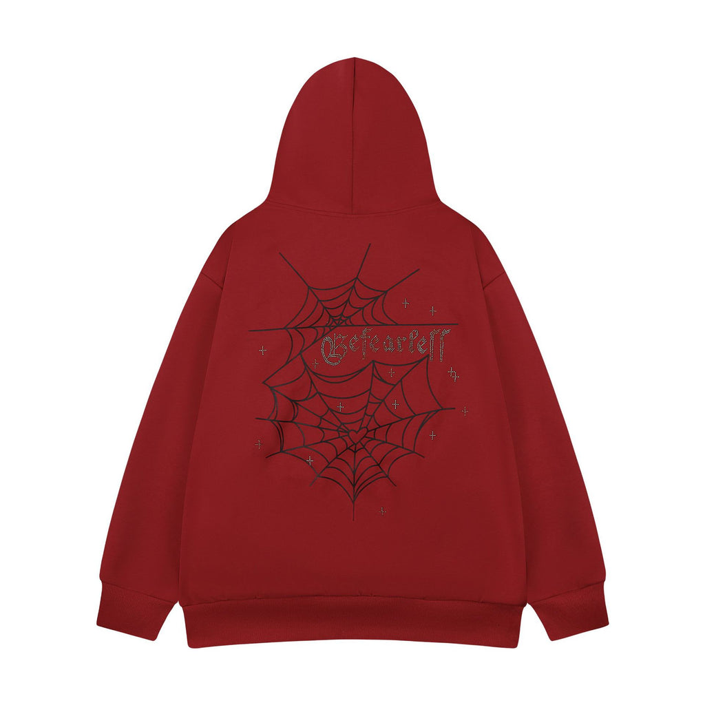 Retro Spider Hooded Sweater
