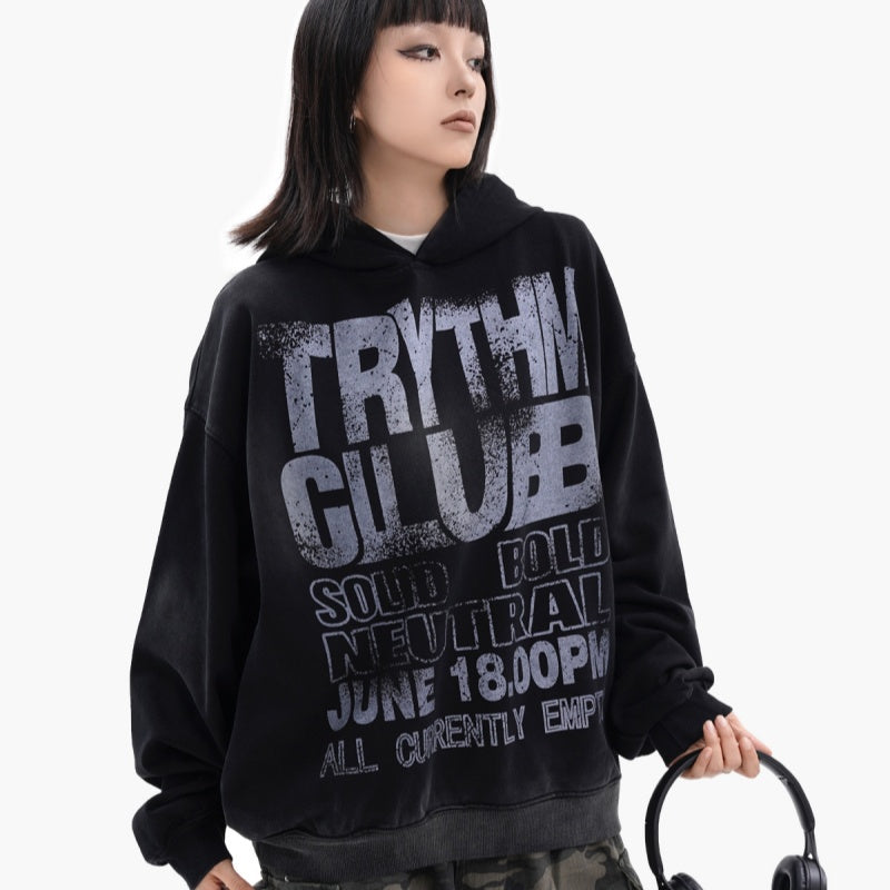 Aged Letter Hoodie