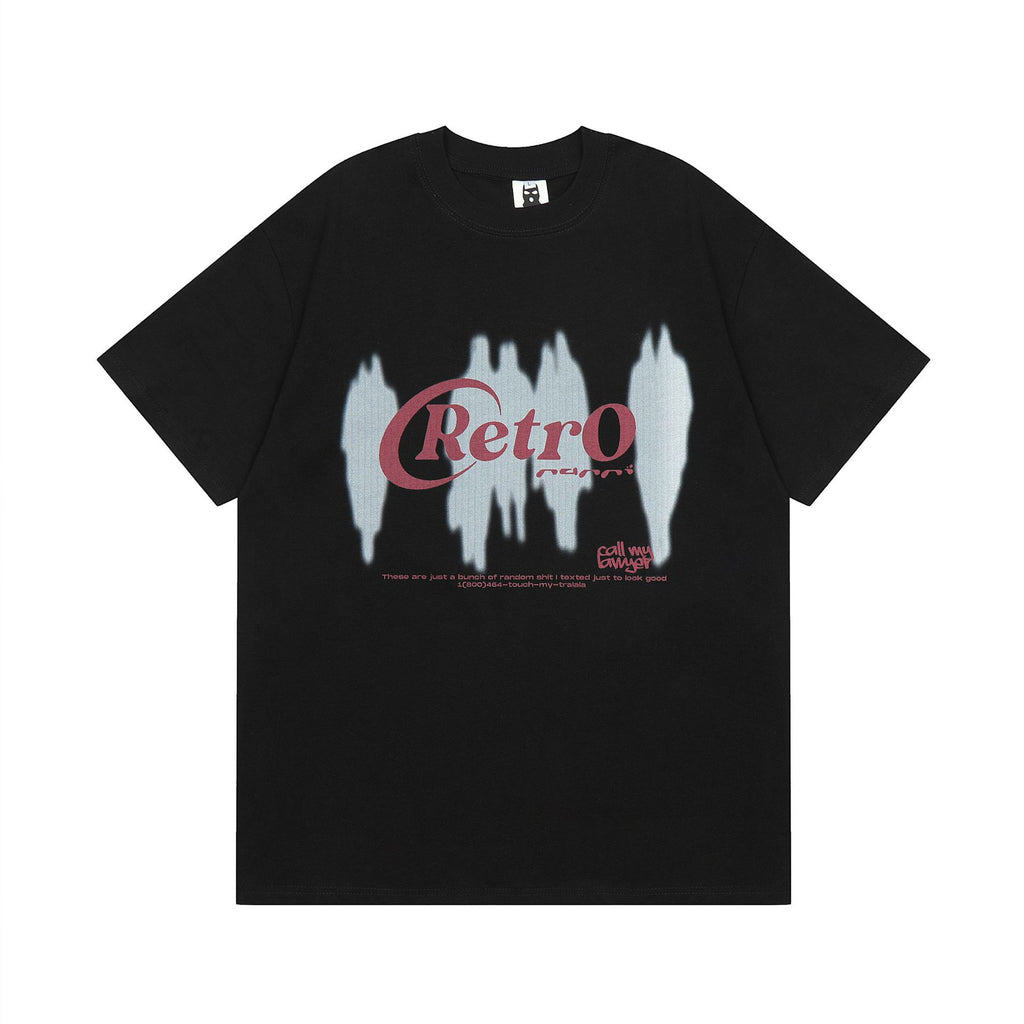 Retro Shadow Figures Top