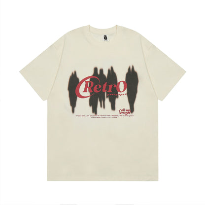 Retro Shadow Figures Top