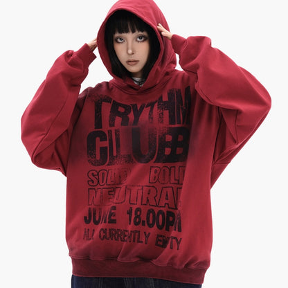 Aged Letter Hoodie