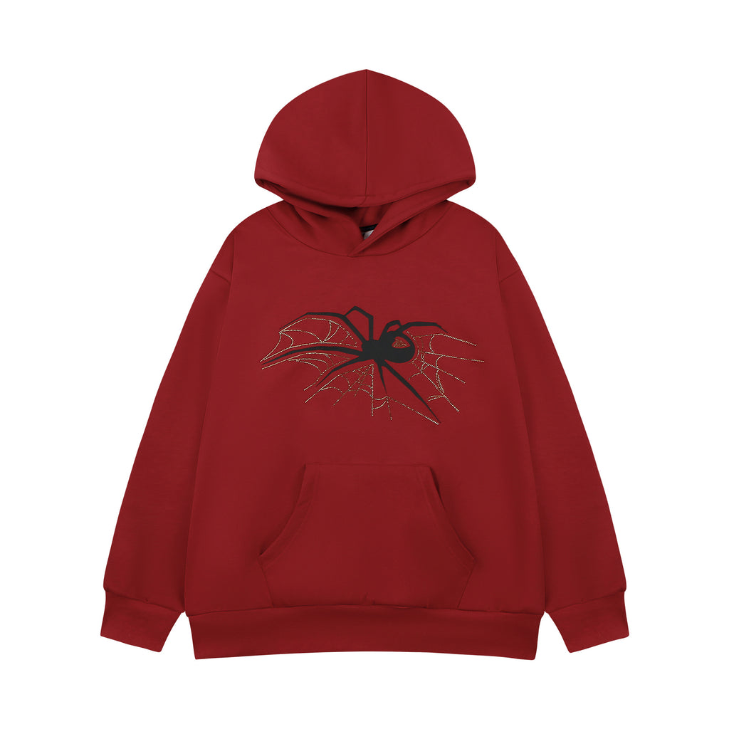 Retro Spider Hooded Sweater