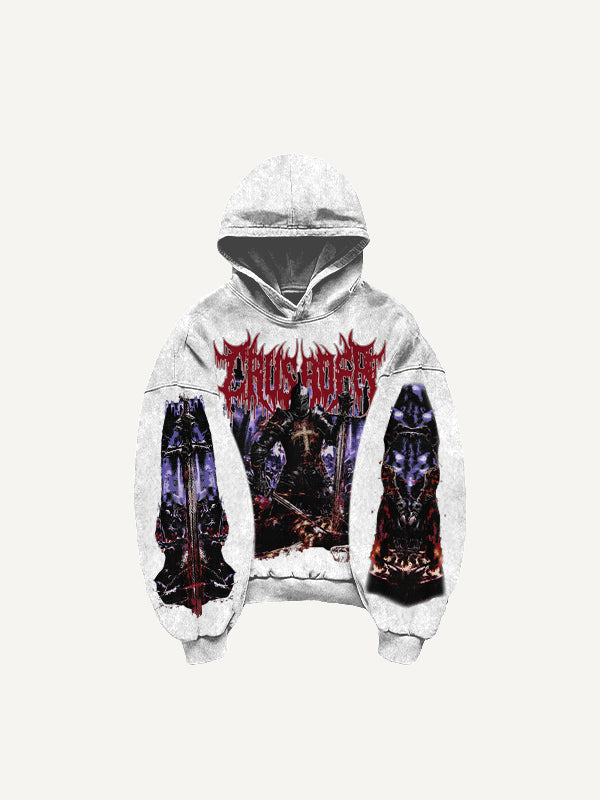 Fashion Casual Printed Polyester Sweater