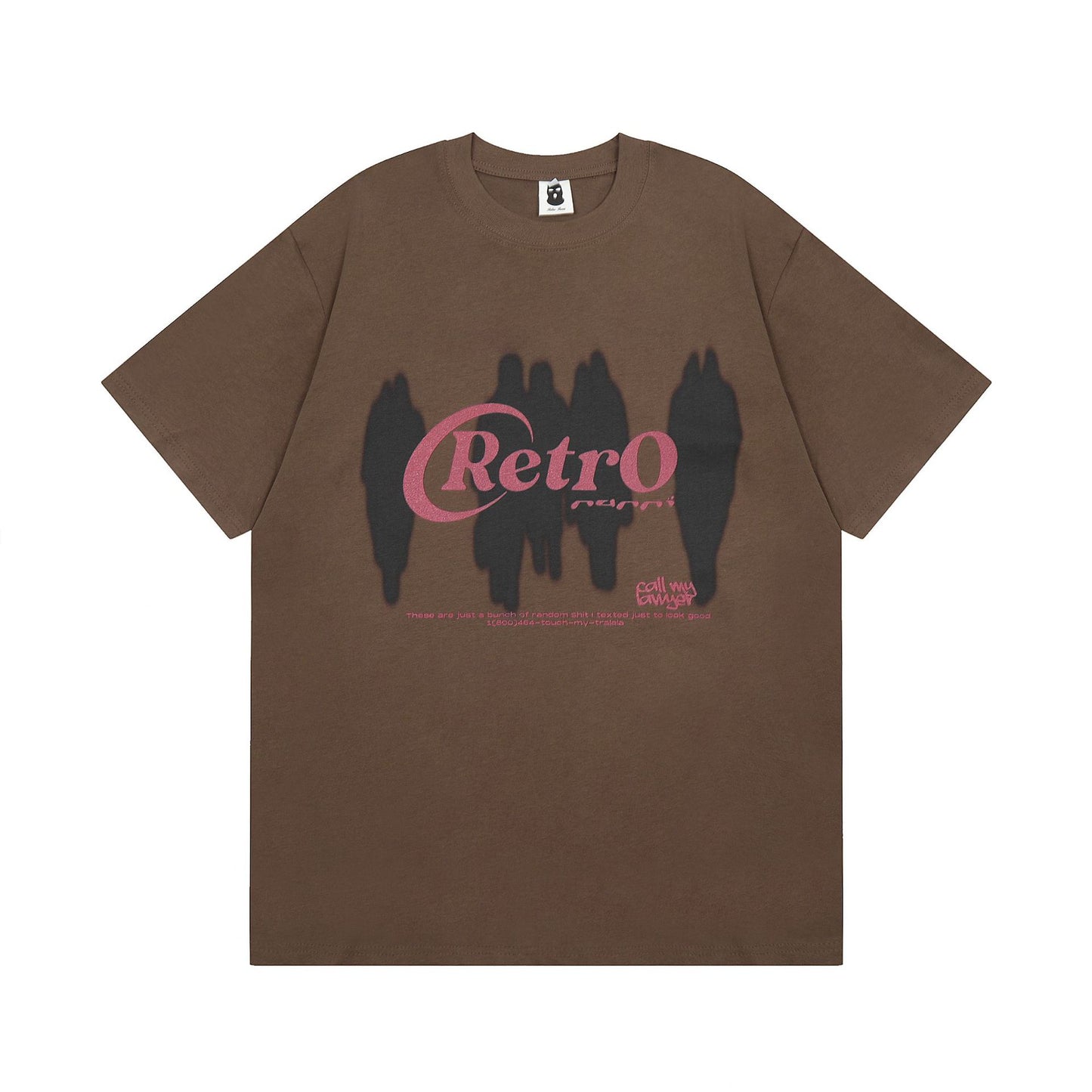 Retro Shadow Figures Top