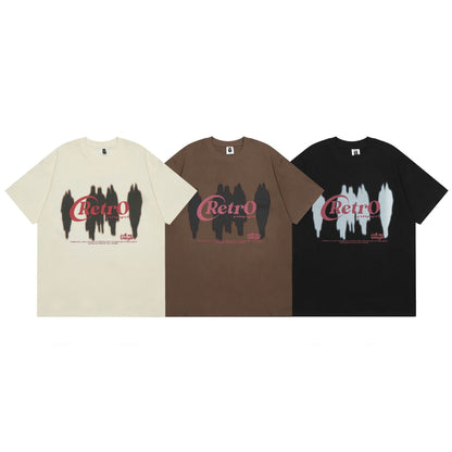 Retro Shadow Figures Top