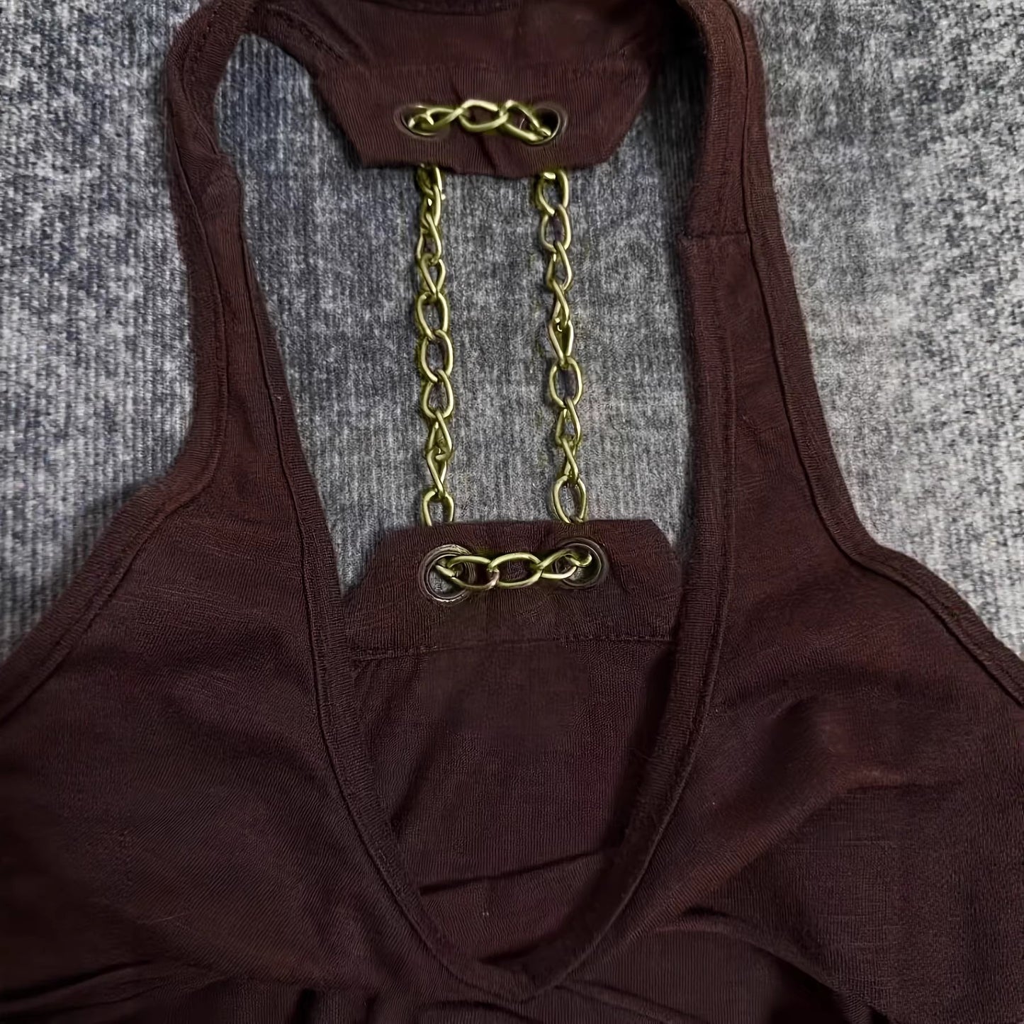 Spliced Leopard-Print Halter Top